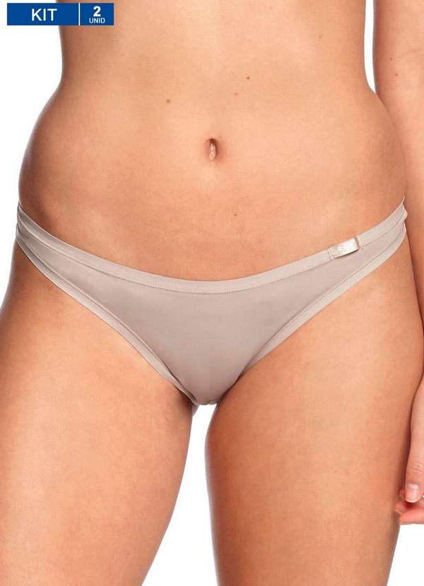 Sloggi - Kit/2 Calcinha Classic Tan 24552 307-Mink-Essence 2