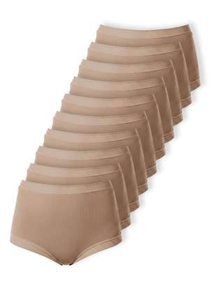 Kit com 10 Calcinhas Alta Bourbon Demillus 26406 - DEMILLUS