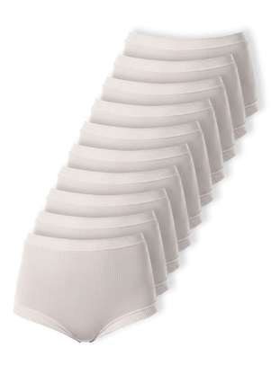 Kit com 10 Calcinhas Alta Bourbon Demillus 26406 - DEMILLUS