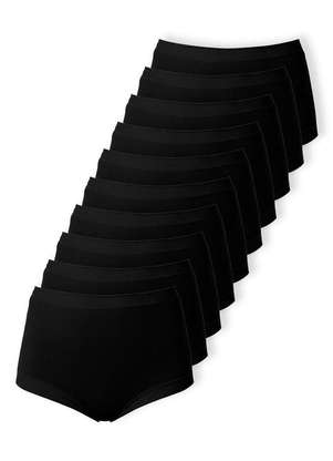 Kit com 10 Calcinhas Alta Bourbon Demillus 26406 - DEMILLUS