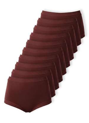 Kit com 10 Calcinhas Alta Bourbon Demillus 26406 - DEMILLUS