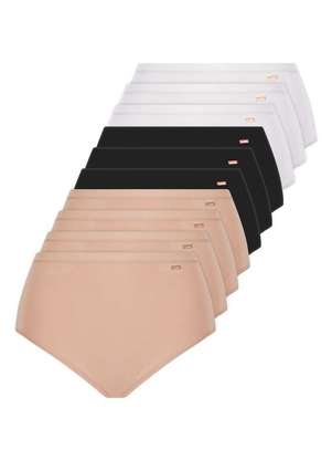 Lupo - Kit com 10 Calcinhas Alta Loba 40351-001 - LUPO