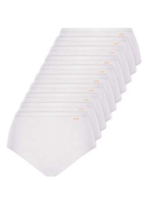 Lupo - Kit com 10 Calcinhas Alta Loba 40351-001 Plus Size - LUPO