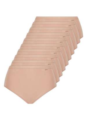 Lupo - Kit com 10 Calcinhas Alta Loba 40351-001 Plus Size - LUPO