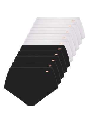 Lupo - Kit com 10 Calcinhas Alta Loba 40351-001 - LUPO