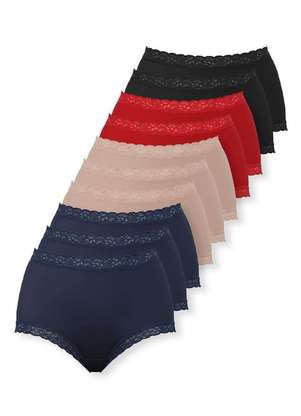 Kit com 10 Calcinhas Alta Safira Demillus 57330 - DEMILLUS