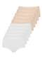 Triumph - Kit com 10 Calcinhas Alta Star Max Triumph 24649 Branco - variação: Branco-Tender-Beige