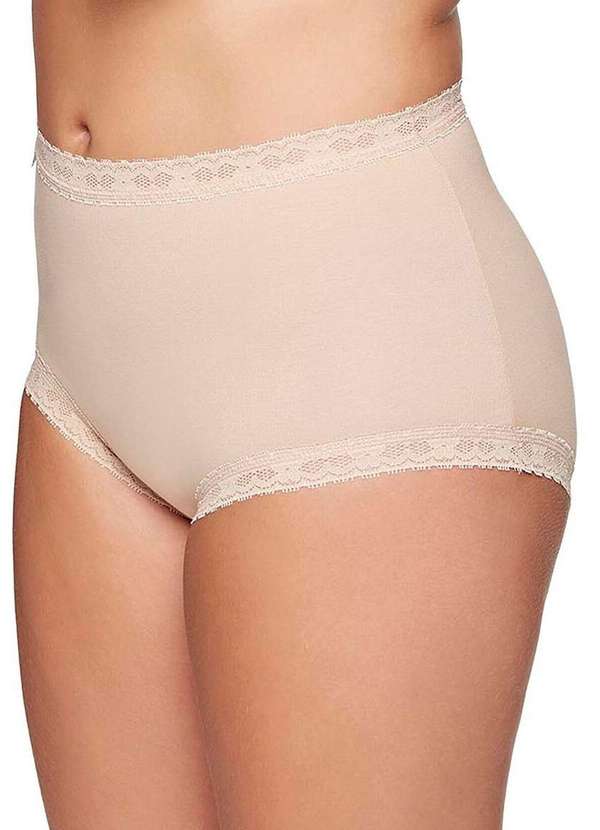 Triumph - Kit com 10 Calcinhas Alta Star Max Triumph 24649 Tender-Beige 4