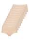 Triumph - Kit com 10 Calcinhas Alta Star Max Triumph 24649 Branco - variação: Tender-Beige