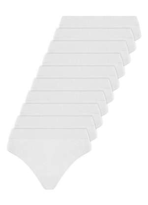 Lupo - Kit com 10 Calcinhas Básica Biquíni Loba 40300-001 - LUPO