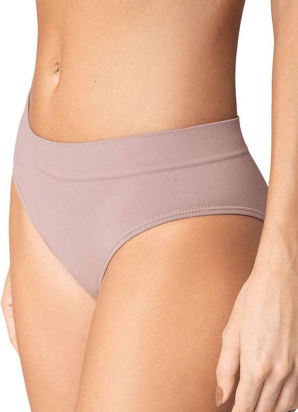 Lupo - Kit com 10 Calcinhas Básica Biquíni Loba 40300-001 Nude 2