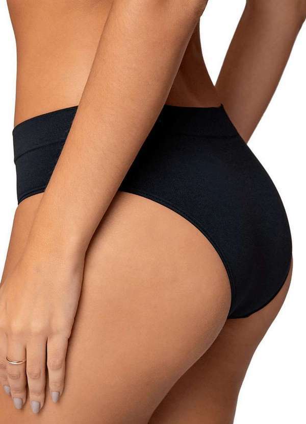 Lupo - Kit com 10 Calcinhas Básica Biquíni Loba 40300-001 Preto-Branco-Natural-Nude 3