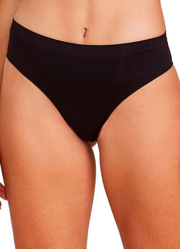 Hope - Kit com 10 Calcinhas Biquíni Hope S38020 Preto-Branco 2