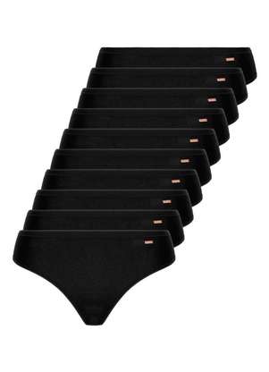 Lupo - Kit com 10 Calcinhas Biquiní Loba 40353-001 Plus Size - LUPO