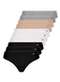 Lupo - Kit com 10 Calcinhas Biquíni Loba 40353-001 Natural-Cinza - variação: Preto-Banco-Natural-Cinza