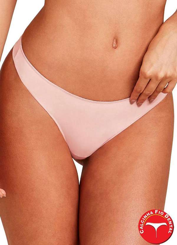 Hope - Kit com 10 Calcinhas Fio Dental Hope 37840 Preto-Bege-Ballet 5