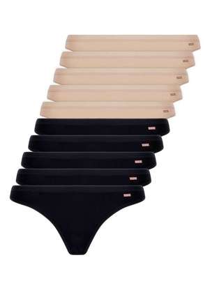 Lupo - Kit com 10 Calcinhas Tanga Loba 40354-001 - LUPO