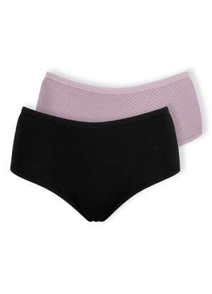 Kit com 2 Calcinhas Alta Dilady 203201 - DILADY