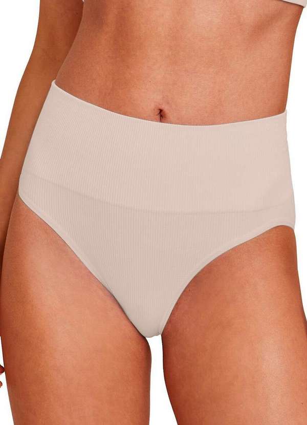 Hope - Kit com 2 Calcinhas Alta Hope 33110 Bege-Ballet-Branco 2