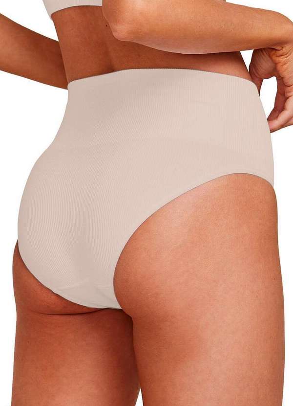 Hope - Kit com 2 Calcinhas Alta Hope 33110 Bege-Ballet-Branco 3