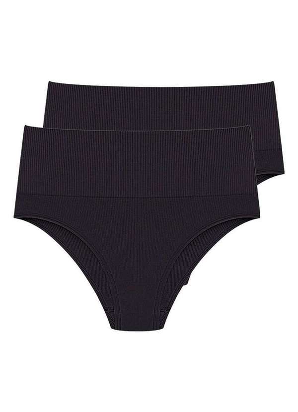 Hope - Kit com 2 Calcinhas Alta Hope 33110 Preto