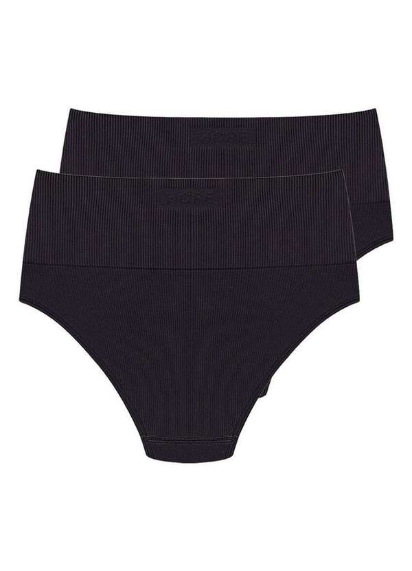 Hope - Kit com 2 Calcinhas Alta Hope 33110 Preto 4