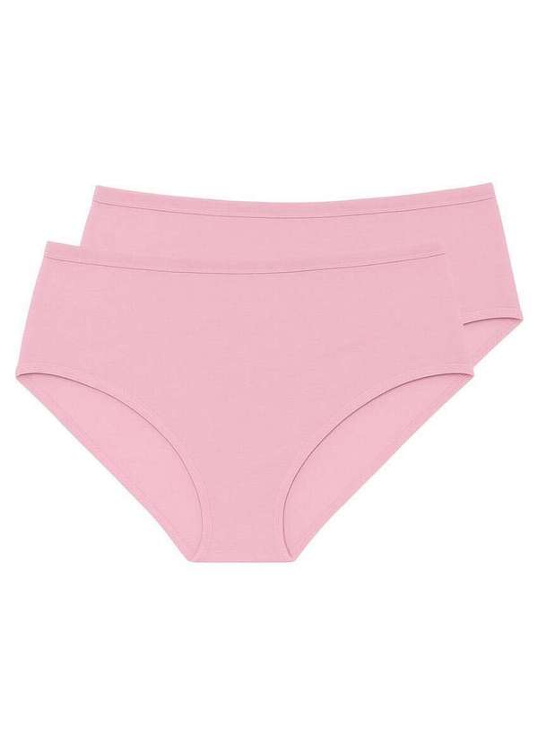 Liz - Kit com 2 Calcinhas Alta Liz 50330 Blush