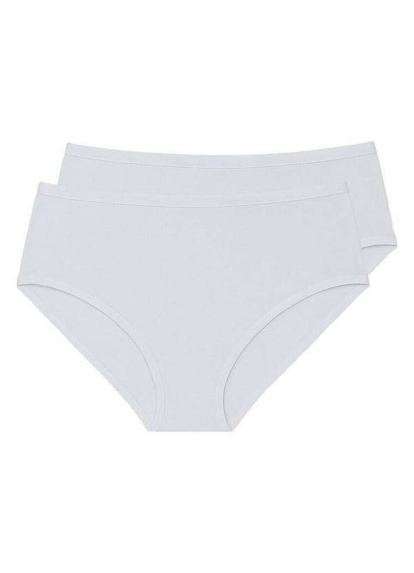 Liz - Kit com 2 Calcinhas Alta Liz 50330 Branco