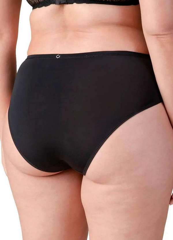 Liz - Kit com 2 Calcinhas Alta Liz 50370 Blush-Preto 5