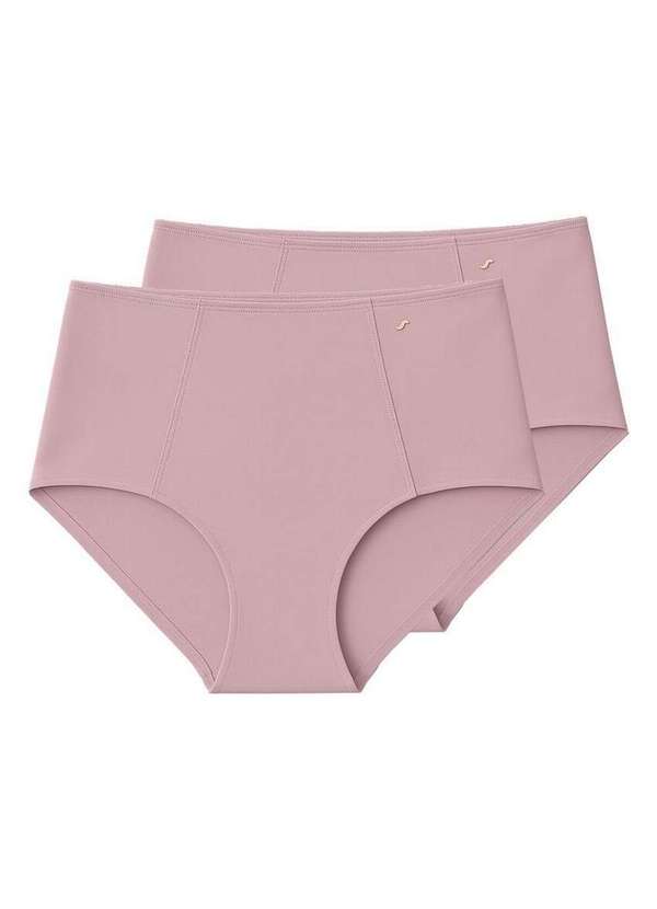 Liz - Kit com 2 Calcinhas Alta Liz 50395 Blush