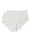 Liz - Kit com 2 Calcinhas Alta Liz 50395 Blush - variação: Branco