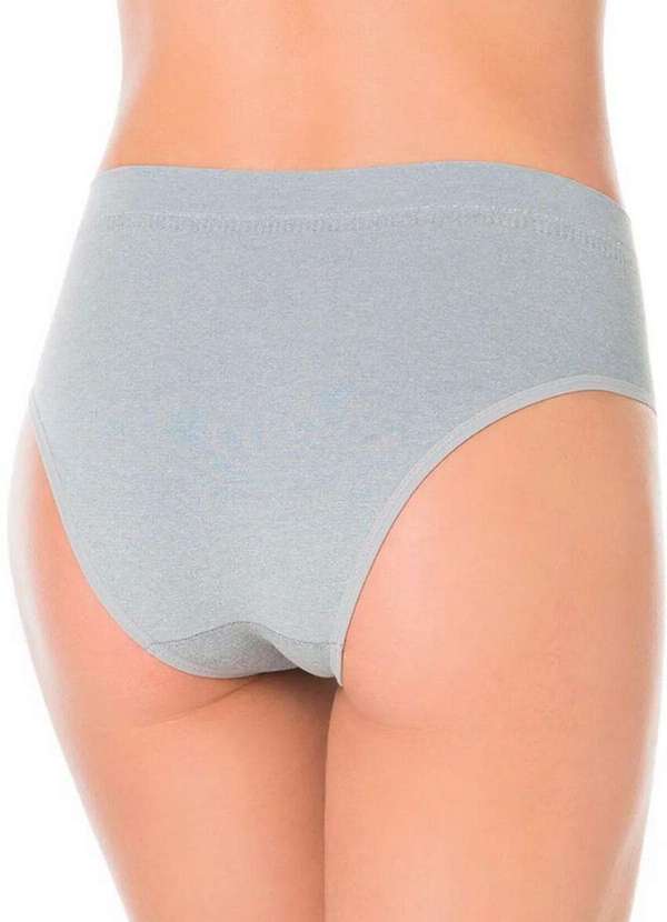 Liz - Kit com 2 Calcinhas Alta Liz 70220 Prata 3