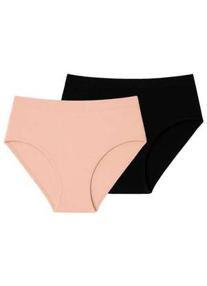 Kit com 2 Calcinhas Alta Liz 70220 - LIZ