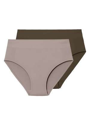 Kit com 2 Calcinhas Alta Liz 70935 - LIZ