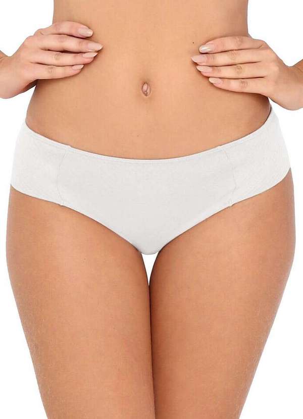 Love Secret - Kit com 2 Calcinhas Alta Love Secret 819302 531-Branco-Nude 2