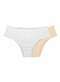 Love Secret - Kit com 2 Calcinhas Alta Love Secret 819302 551-Nude-Rosa-Retrô - variação: 531-Branco-Nude