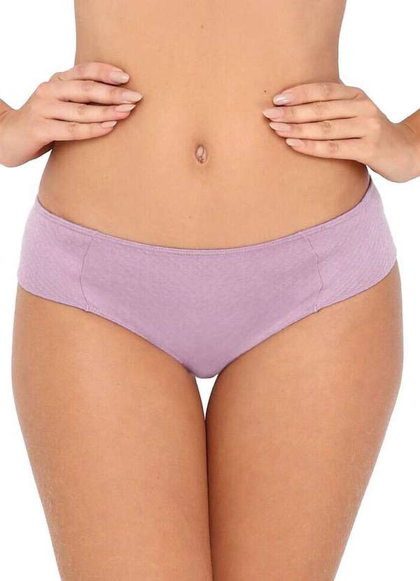 Love Secret - Kit com 2 Calcinhas Alta Love Secret 819302 541-Branco-Rosa-Retro 4