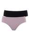Love Secret - Kit com 2 Calcinhas Alta Love Secret 899305 561-Rosa-Retrô-Henna - variação: 560-Rosa-Retrô-Preto