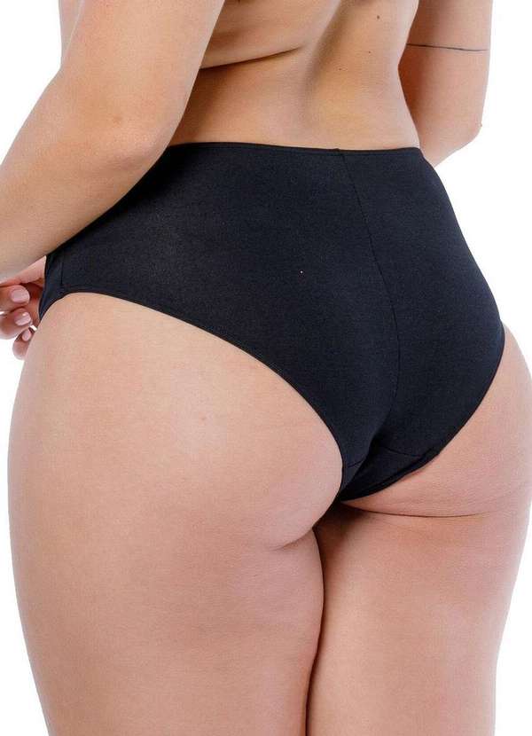 Love Secret - Kit com 2 Calcinhas Alta Love Secret 899305 562-Preto-Rosê 3