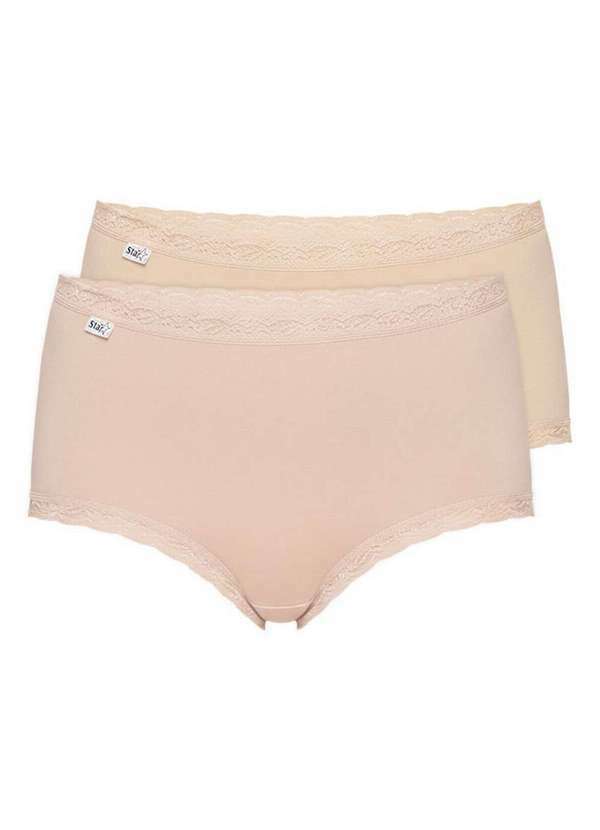 Triumph - Kit com 2 Calcinhas Alta Star Max Triumph 24649 Base-Tender-Beige