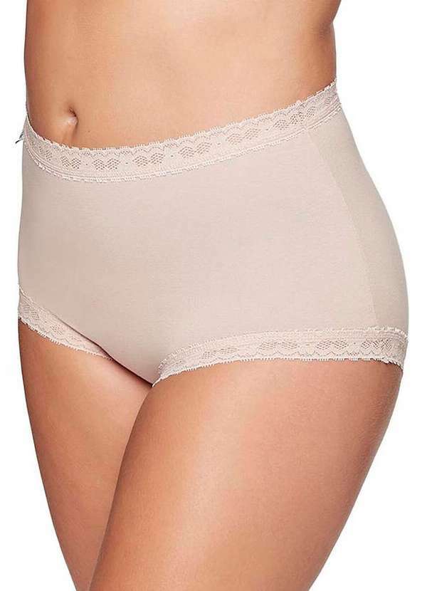 Triumph - Kit com 2 Calcinhas Alta Star Max Triumph 24649 Base-Tender-Beige 4