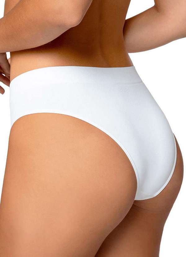 Lupo - Kit com 2 Calcinhas Básica Biquíni Loba 40300-001 Branco-Nude 3