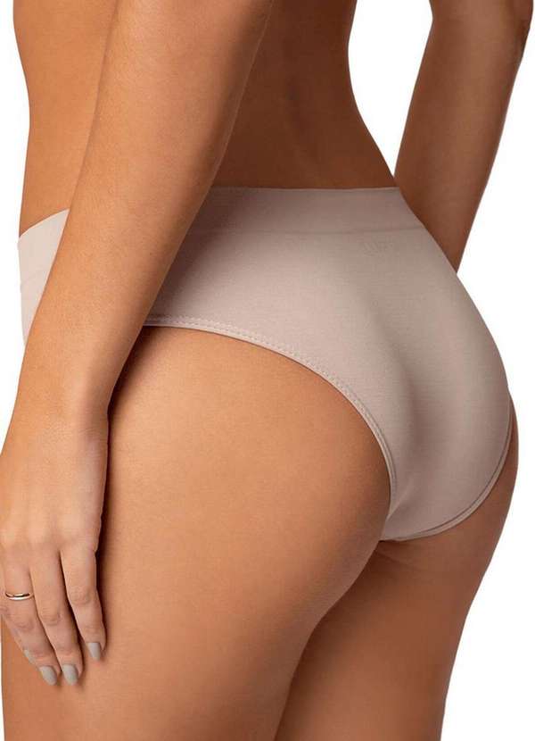 Lupo - Kit com 2 Calcinhas Básica Biquíni Loba 40300-001 Natural 3