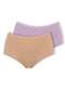 Dilady - Kit com 2 Calcinhas Biquíni Dilady 203202 Preto-Chocolate - variação: Chocolate-Rosa-Retro