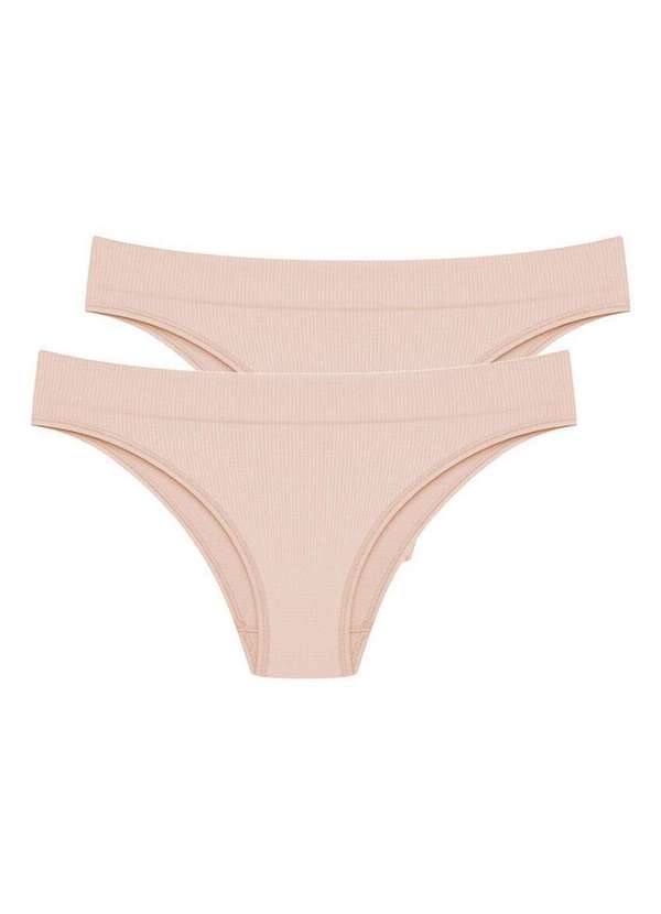 Hope - Kit com 2 Calcinhas Biquíni Hope 35010 Bege-Ballet