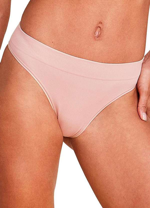 Hope - Kit com 2 Calcinhas Biquíni Hope 35010 Bege-Ballet-Branco 2