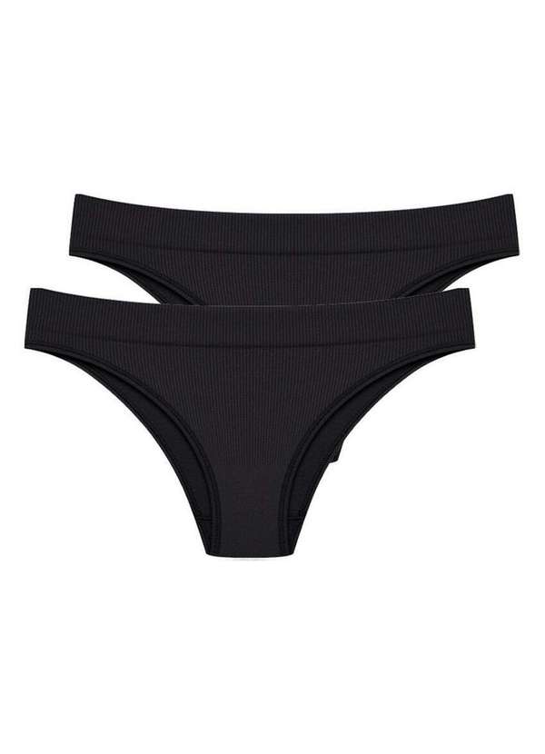 Hope - Kit com 2 Calcinhas Biquíni Hope 35010 Preto