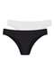 Hope - Kit com 2 Calcinhas Biquíni Hope 35010 Bege-Ballet - variação: Preto-Branco