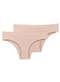 Hope - Kit com 2 Calcinhas Biquíni Hope 38840 Camurça-Branco - variação: Bege-Ballet