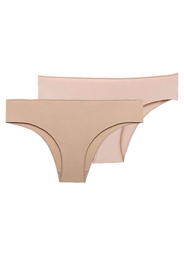 Hope - Kit com 2 Calcinhas Biquíni Hope 38840 Camurça-Bege-Ballet